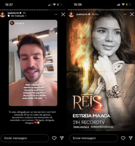 Jakelyne Oliveira estreia em série da Record (Foto: Reprodução/Instagram)