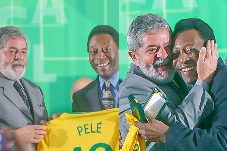 Lula e Pelé (Foto: Reprodução Instagram)