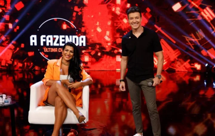 Moranguinho e Rodrigo Faro Moranguinho e Rodrigo Faro - Foto: Antonio Chahestian/Record TV