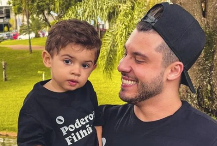 Murilo Huff e o filho Leo reprodução Instagram Twitter