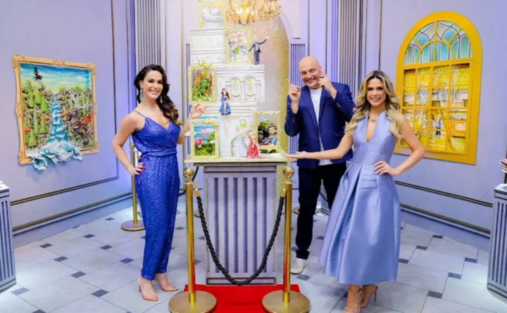 Nadja, Beca e Giuseppe no Bake Off Brasil