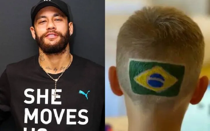 Neymar e Davi Lucca Neymar e Davi Lucca