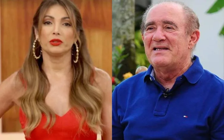 Patrícia Poeta e Renato Aragão Patrícia Poeta e Renato Aragão