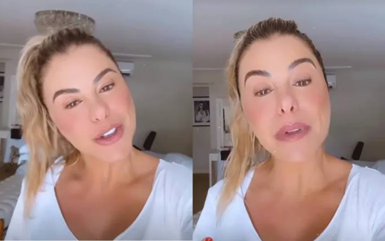 Poliana Rocha, esposa do sertanejo Leonardo, rasga o verbo na web: “Boba”