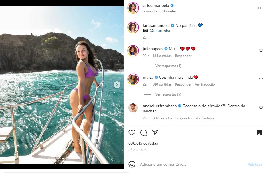 Postagem Larissa Manoela (Foto: Reprodução Instagram) Postagem Larissa Manoela (Foto: Reprodução Instagram)