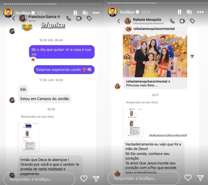 Postagem sobre Tirullipa (Foto: Reprodução Instagram) Postagem sobre Tirullipa (Foto: Reprodução Instagram)