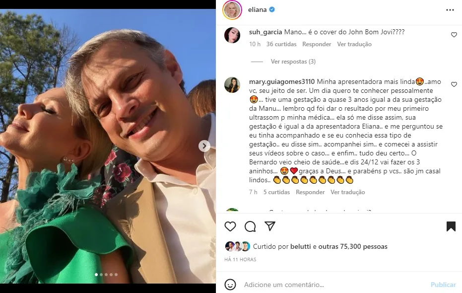 Publicação Eliana (Foto: Reprodução Instagram)