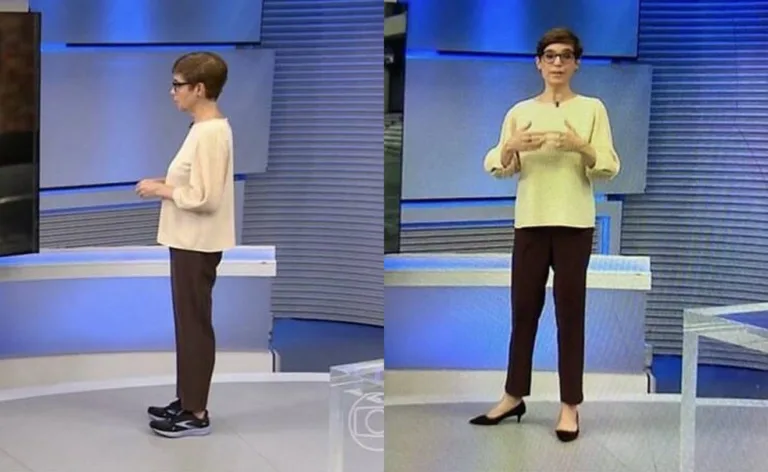 Renata Lo Prete surpreende e viraliza ao surgir de tênis no Jornal da Globo