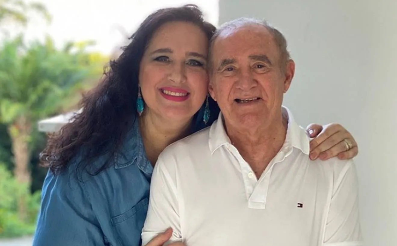 Renato Aragão ao lado da esposa, Lilian Aragão (Foto: reprodução/ Instagram)