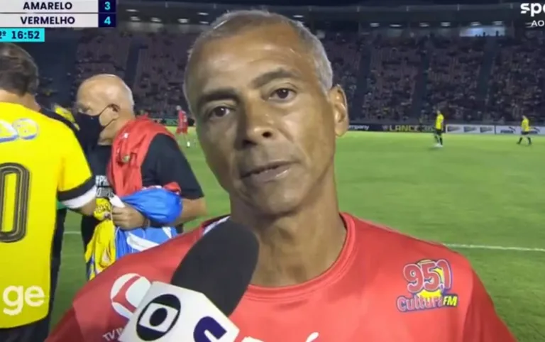 Romário deixa intriga com Pelé de lado e envia recado para o Rei: “rezando por você”