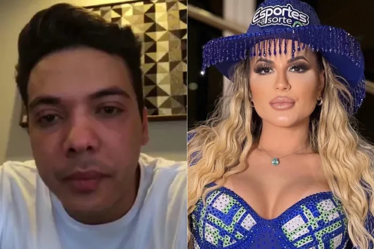 Wesley Safadão flagra Deolane Bezerra em seu show e dispara do palco: ‘Vou cancelar’
