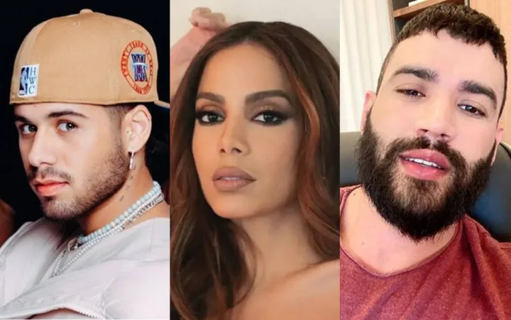 Zé Felipe, Anitta e Gusttavo Lima