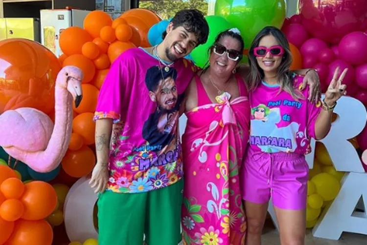 Zé Felipe, Margareth e Virginia Fonseca reprodução Instagram