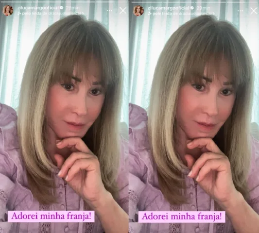 Zilu Godói muda o visual dos cabelos e mostra resultado na web