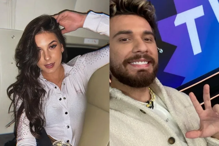 Ana Castela e Gustavo Mioto reprodução Instagram montagem Area Vip