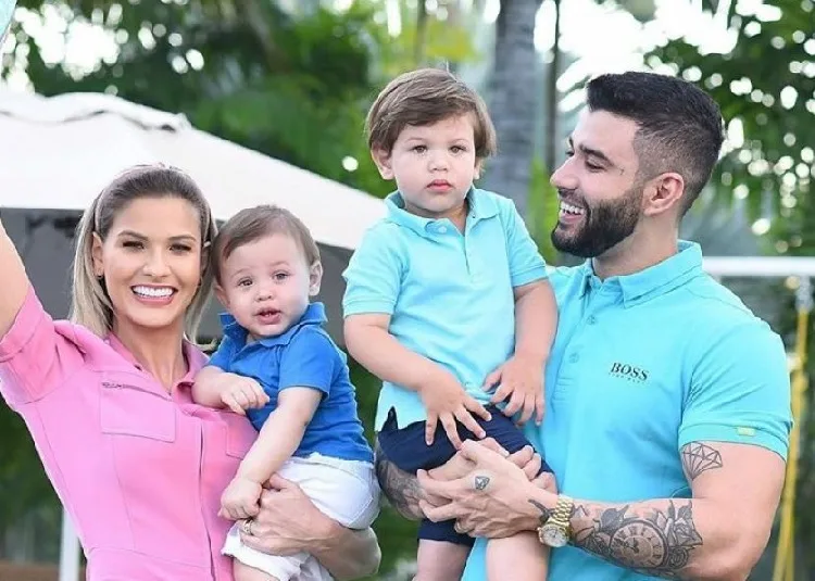 Gusttavo Lima e Andressa Suita fazem cinco adoções e aumentam a família: ‘São cinco irmãos’