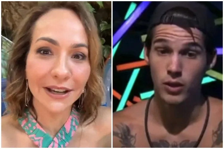 BBB - Maria Beltrão brinca com Gabriel - Reprodução Instagram