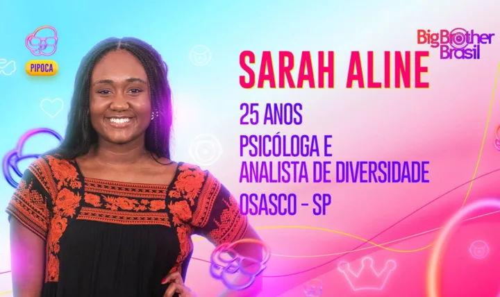 BBB23 - Sarah Aline/TV Globo