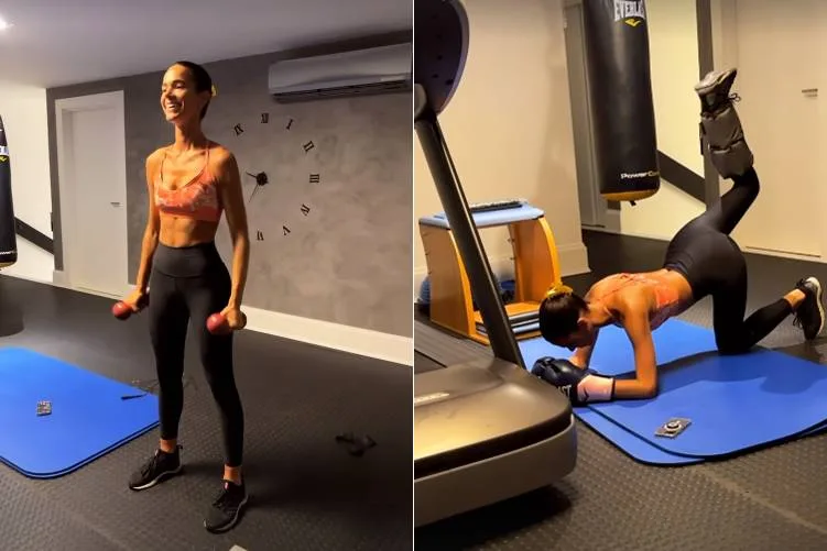 Bruna Marquezine pega pesado em treino e dispara: ”Vou ficar gostosa”