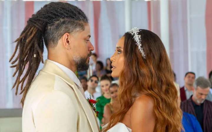 Cara e Coragem Casamento de Clarice (Taís Araujo) e Ítalo (Paulo Lessa) Globo/Estevam Avellar