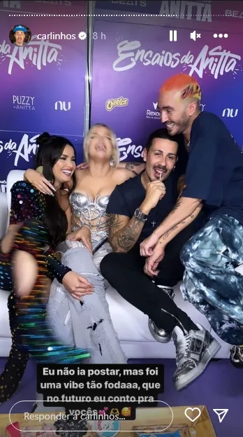 Carlinhos e amigos reprodução Stories