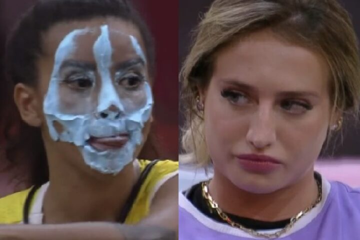 Domitila e Bruna Griphao Domitila dispara contra Bruna Griphao