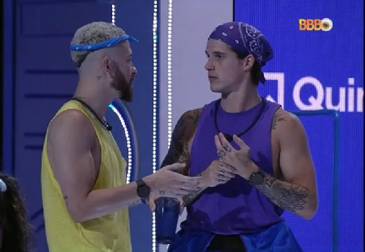 BBB23: Gabriel se explica para Fred Desimpedidos após recado de Marília: “Querem me botar de vilão”