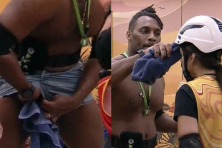 BBB23 – Fred Nicácio esfrega toalha em seu membro genital e depois passa na cara de Key Alves