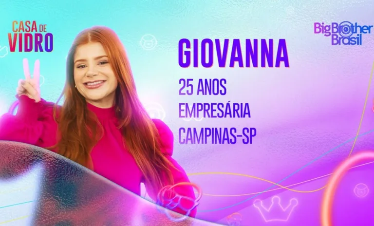 Conheça Giovanna, da ‘Casa de Vidro’ do BBB23