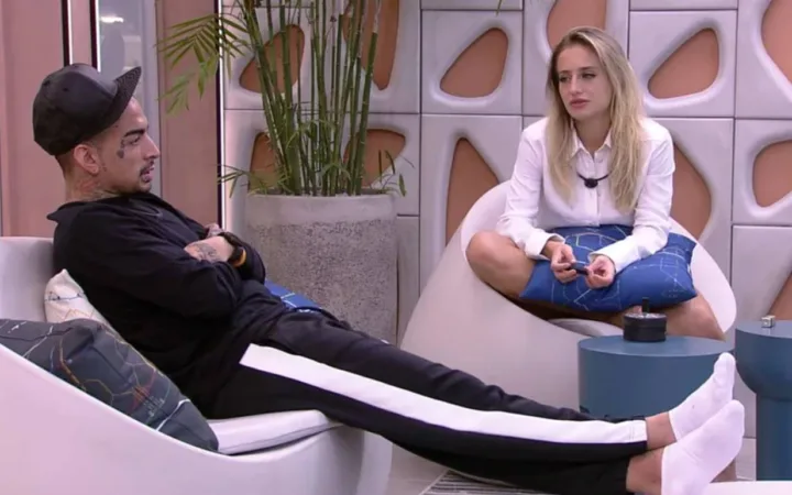 MC Guimê e Bruna Griphao no BBB23 MC Guimê e Bruna Griphao no BBB23