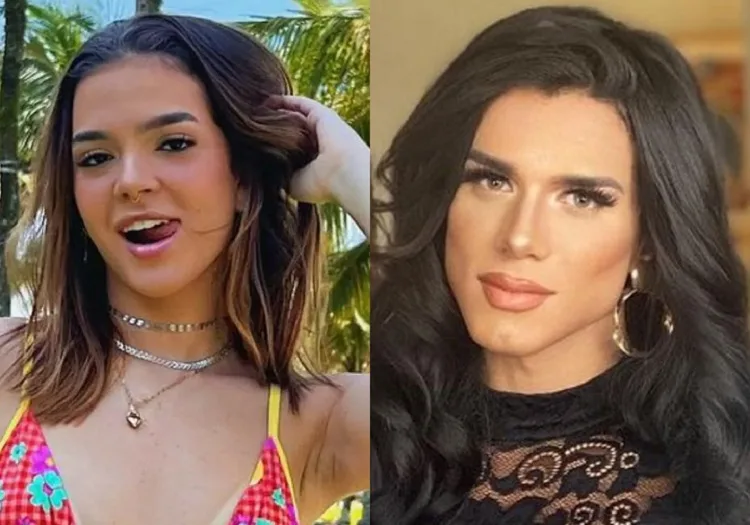 Mel Maia ironiza influenciadora digital e faz deboche