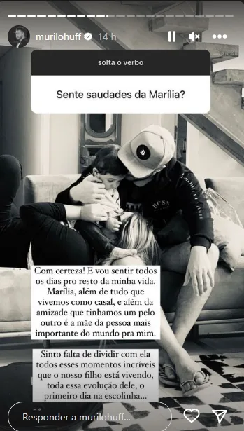 Murilo Huff reprodução Instagram stories