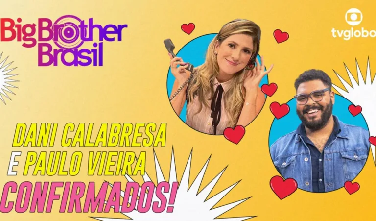 BBB23: Paulo Vieira e Dani Calabresa retornam na nova temporada com ‘Big Terapia’ e ‘CAT BBB’