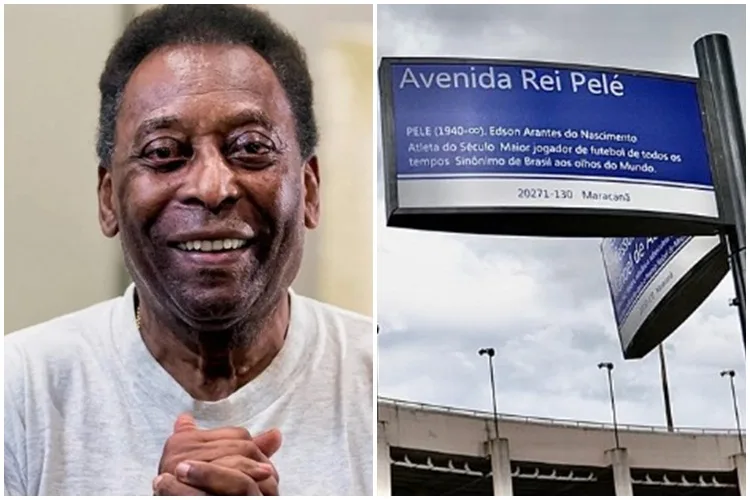 Pelé Eduardo Paes - Reprodução Globo e Instagram