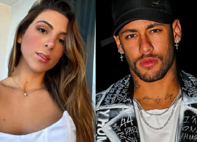 Pétala Barreiros e Neymar Pétala Barreiros e Neymar