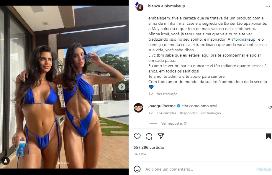 Postagem Bianca Andrade (Foto: Reprodução Instagram)