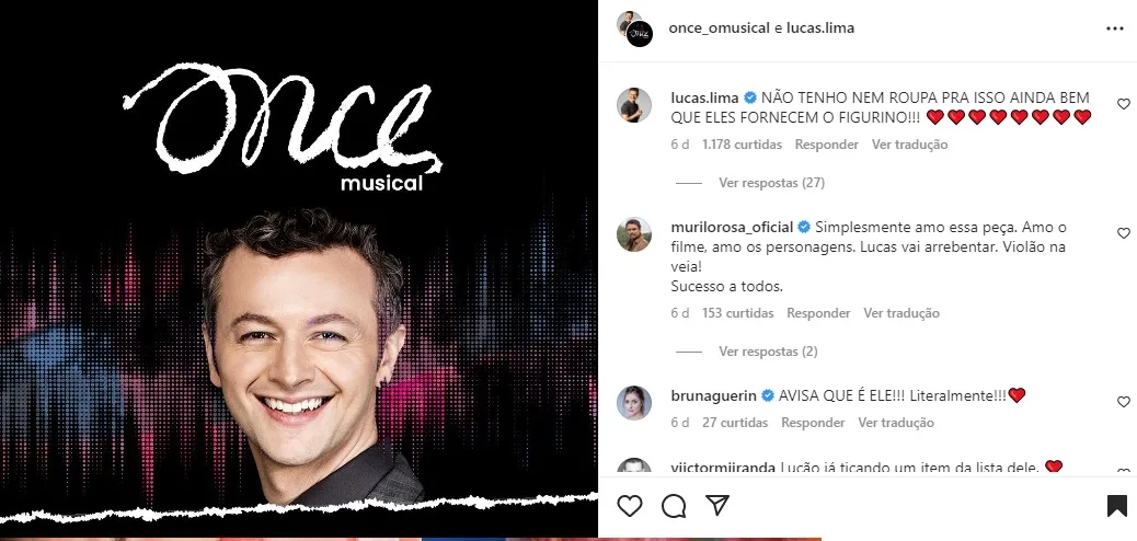 Postagem Lucas Lima (Foto: Reprodução Instagram)