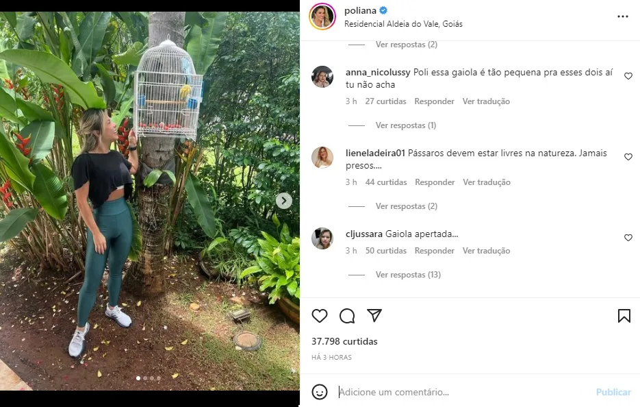 Postagem Poliana Rocha (Foto: Reprodução Instagram)