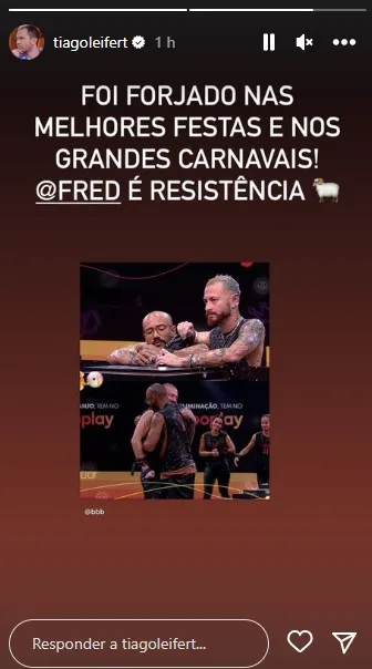 Postagem Tiago Leifert (Foto: Reprodução Instagram)