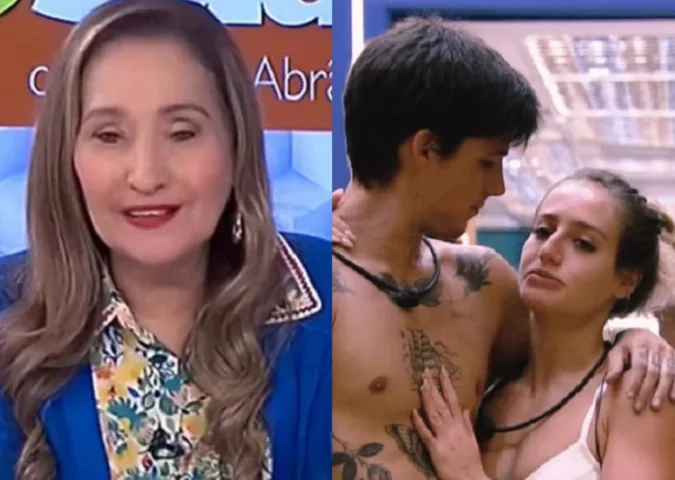 Sonia Abrão, Gabriel e Bruna Griphao