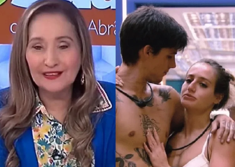 Sonia Abrão, Gabriel e Bruna Griphao