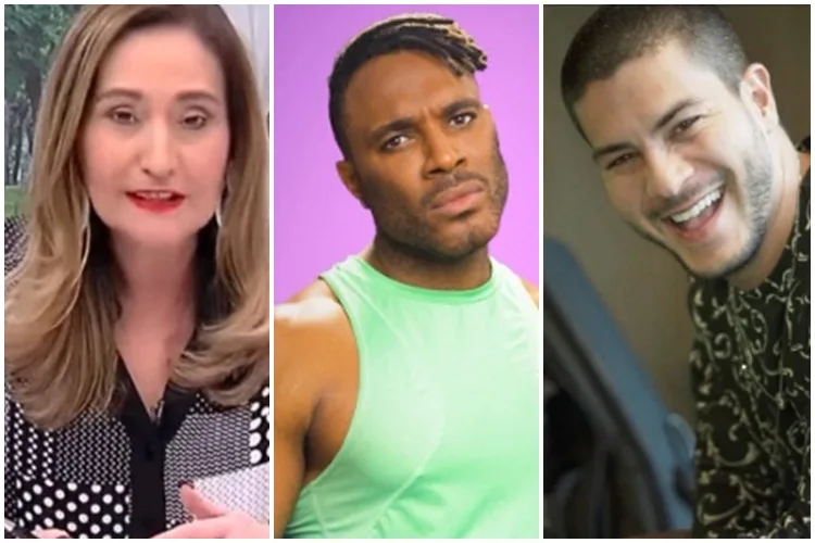 Sonia Abrão, Fred Nicácio e Arthur Aguiar - Reprodução Instagram