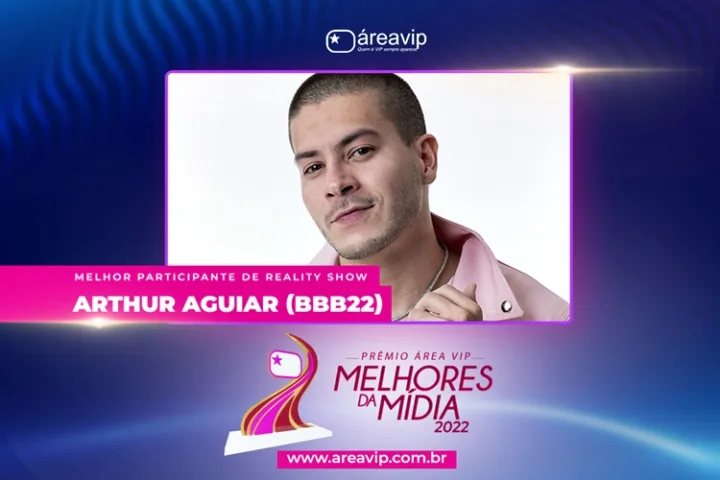 Arthur Aguiar é eleito o 'Melhor Participante de Reality' no Prêmio Área VIP - Foto: Área VIP