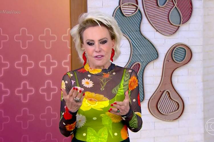 Ana Maria Braga lamenta morte de amigo ao vivo no ‘Mais Você’