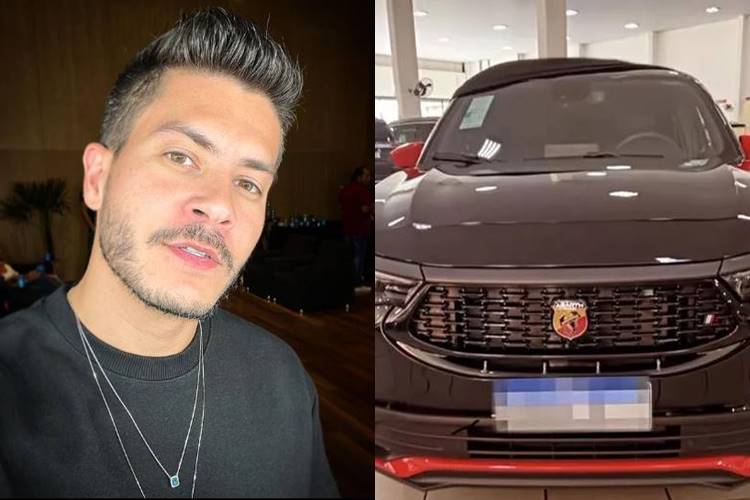 Arthur Aguiar recebe o carro que ganhou na final do BBB22: “Muito feliz”