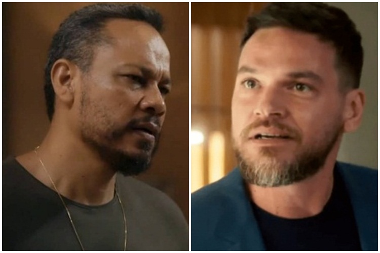 Carlão e Theo vai na fé - Reprodução Globo