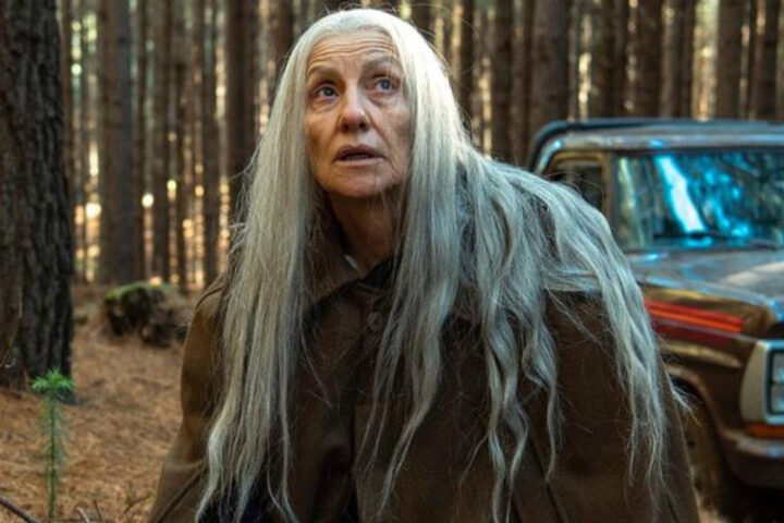 Cássia Kis caracterizada como a bruxa Hada para a série 'Desalma'.