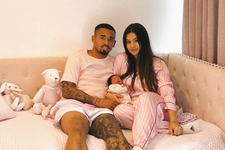 Gabriel Jesus, Helena e Raiane Lima