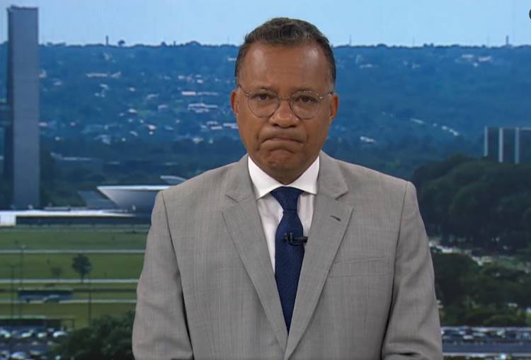 Heraldo Pereira chora ao vivo ao falar sobre Glória Maria: “muito difícil”