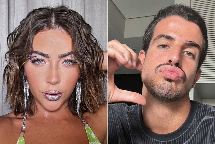 Jade Picon e Enzo Celulari são flagrados aos beijos no carnaval
